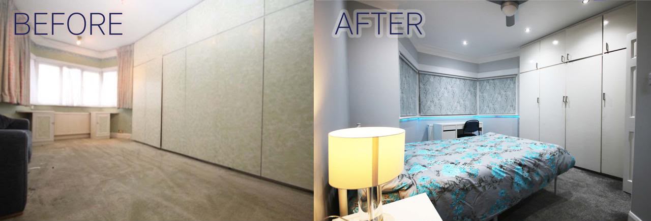 Guest Bedroom Redesign — before and after by Adam at Makom