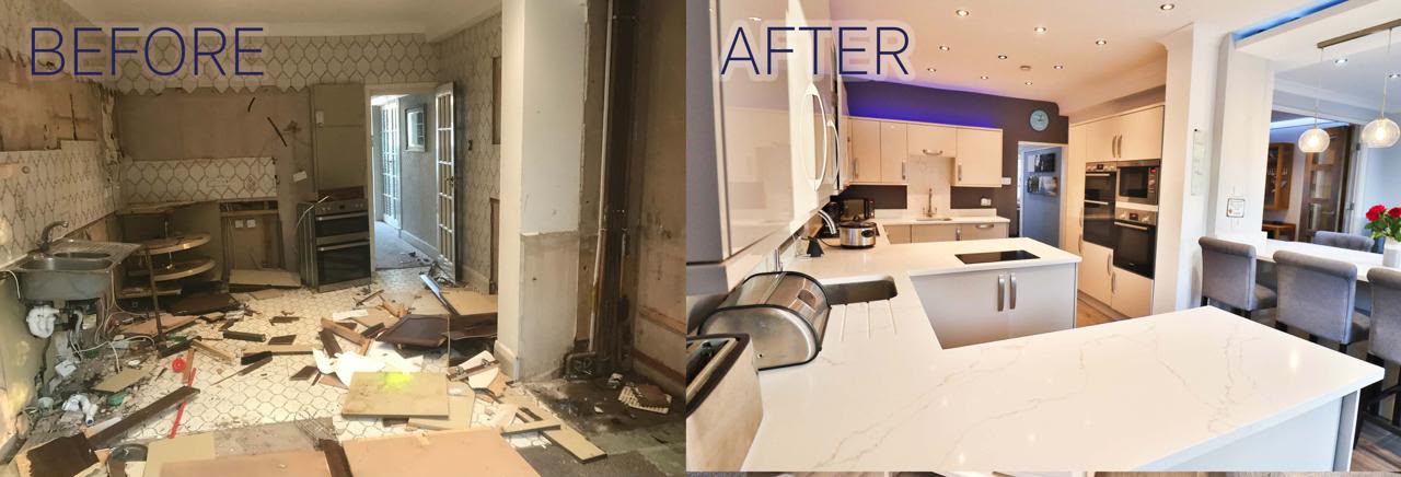 Kitchen Transformation — before and after by Adam at Makom